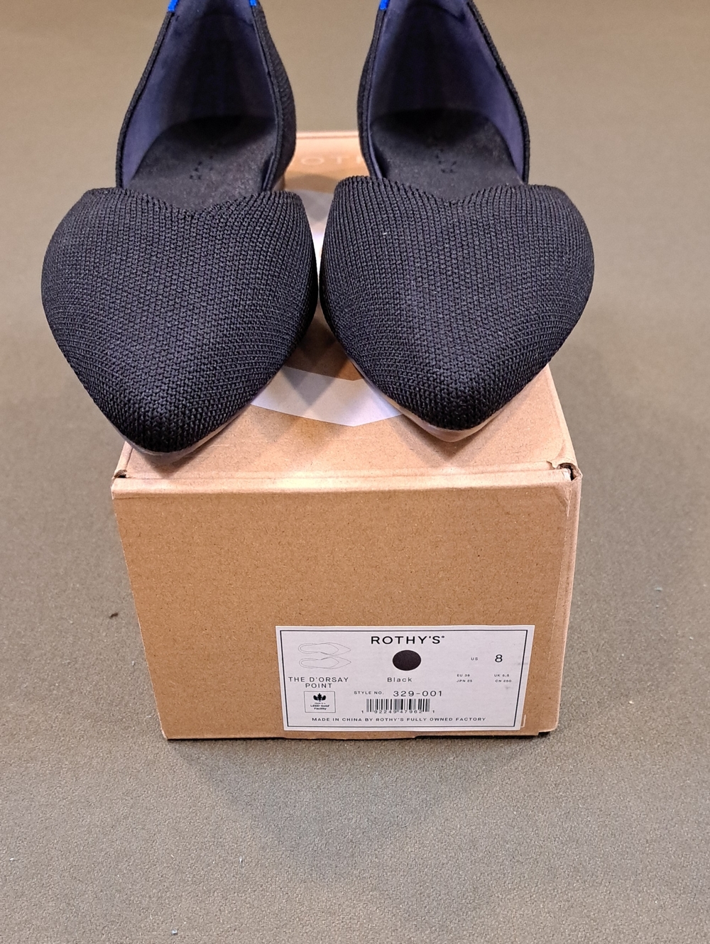 Rothy's The D'Orsay Point in Black - Size: 8 - Picture 4 of 11